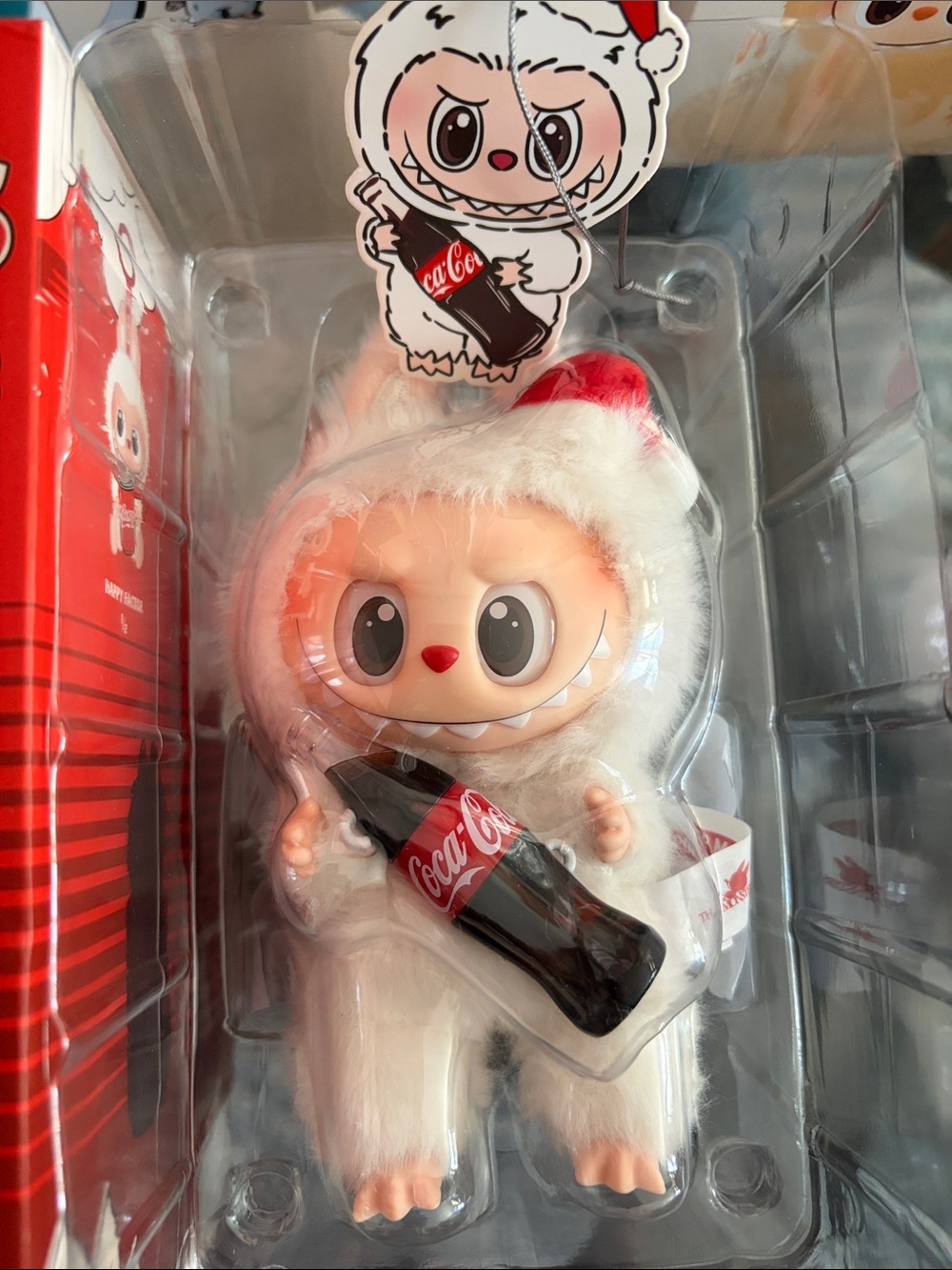 Coca-Cola White Furry Yeti Collectible Kids Toy